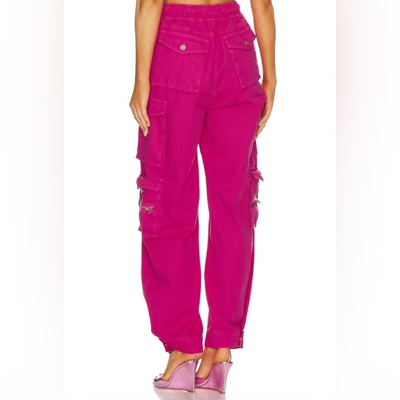 EB Denim X Revolve Cargos in Pink Peacock - Picture 4 of 11